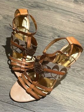 Y2K Coach Strappy Women's heels